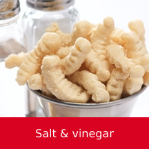 Salt and vinegar zipper snacks